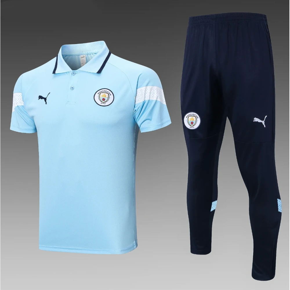 Костюм поло Man City blue #1