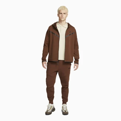 Костюм Nike Tech Fleece zip logo brown