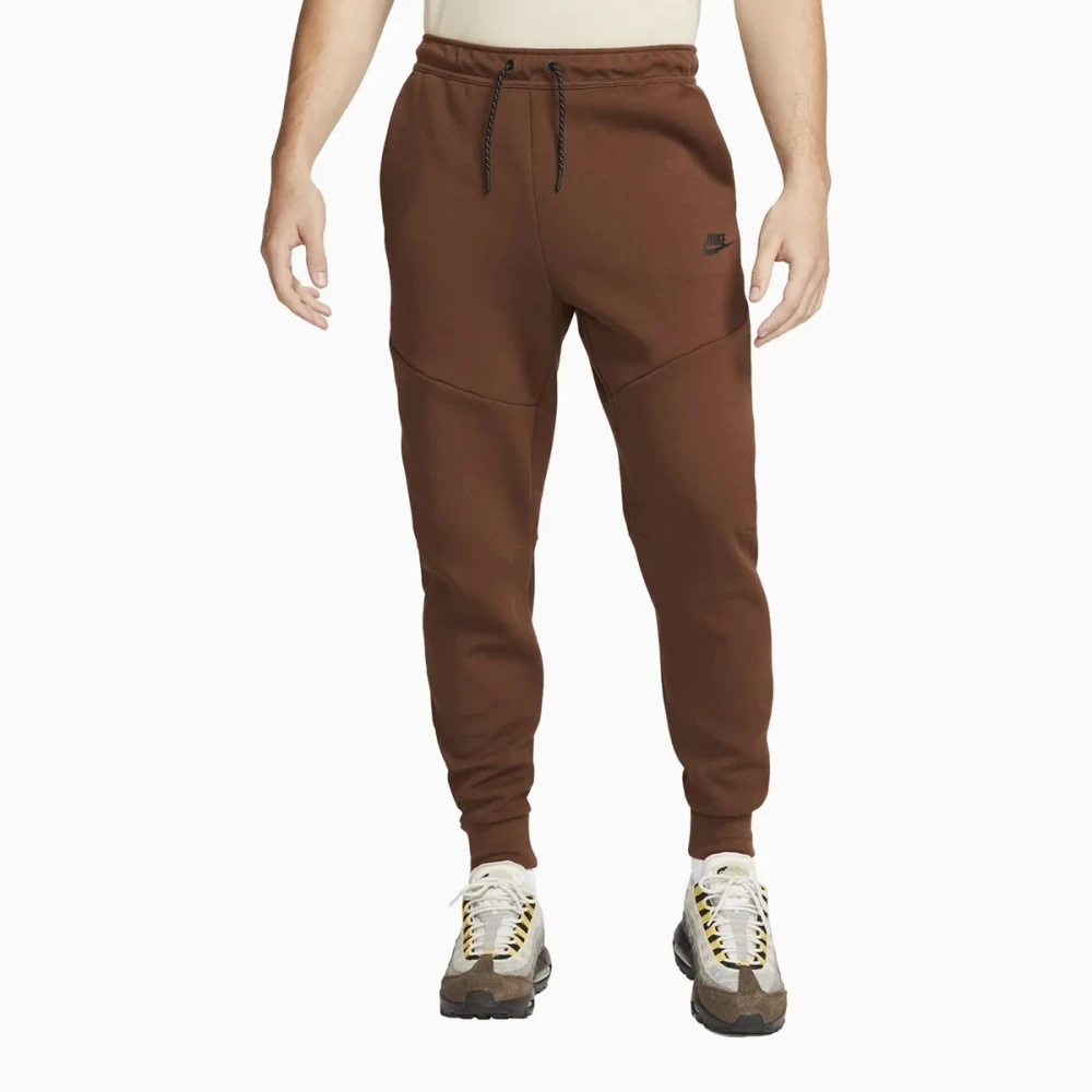 Костюм Nike Tech Fleece zip logo brown #4