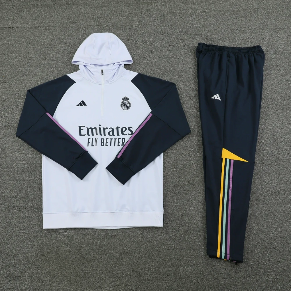 Костюм худи Real Madrid white/navy #1