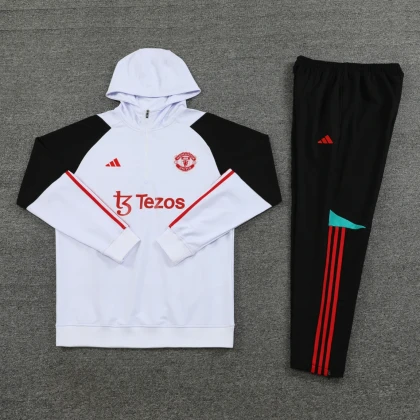 Костюм худи Man United white/black