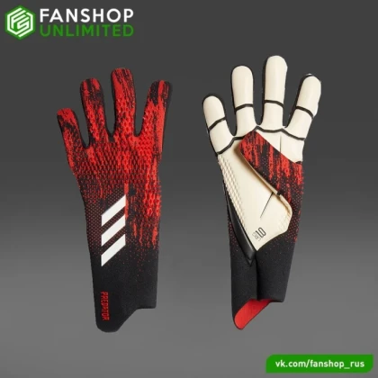 Вратарские перчатки Adidas Predator 20 Pro red/black