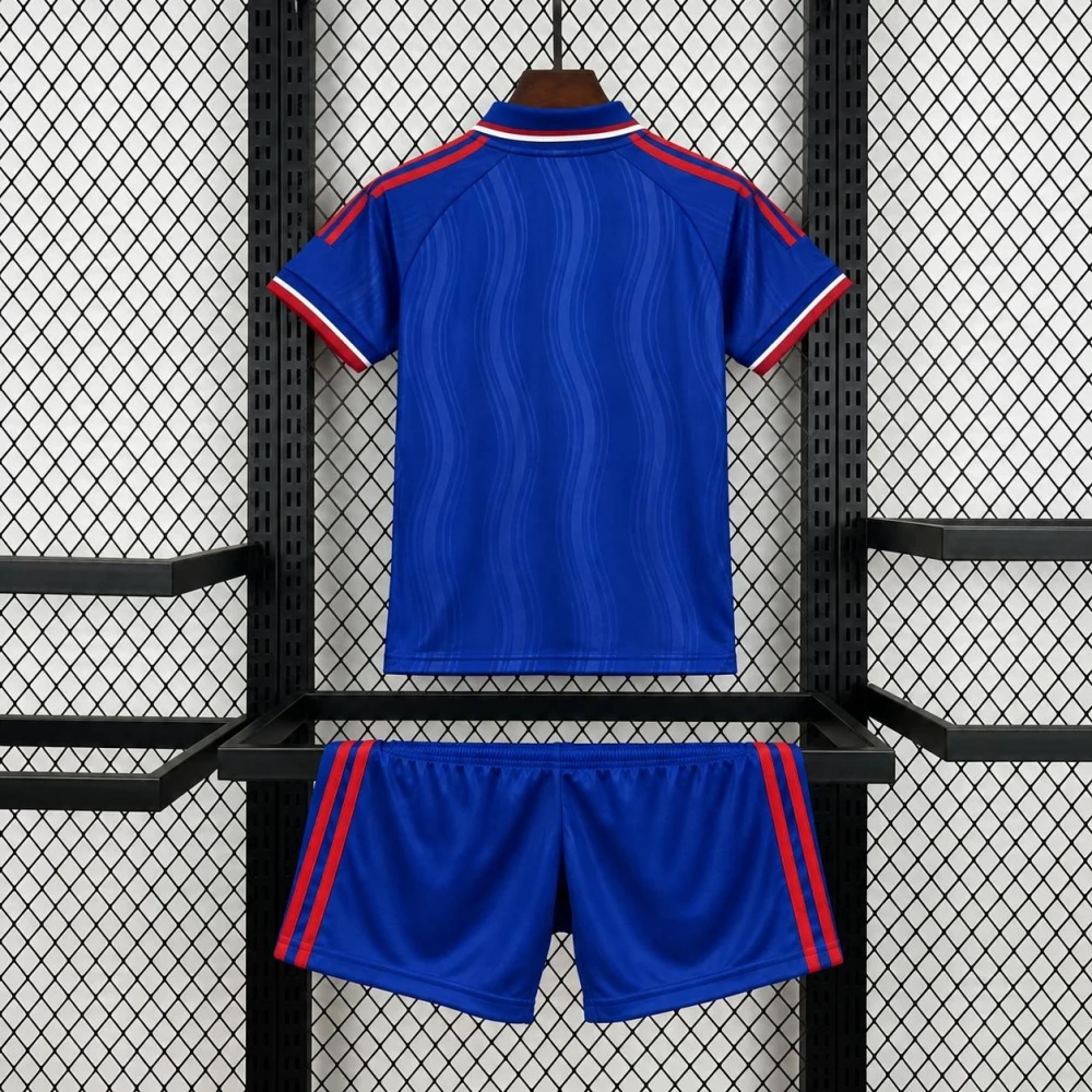 Детская футбольная форма Man United Away 26/27 blue #3