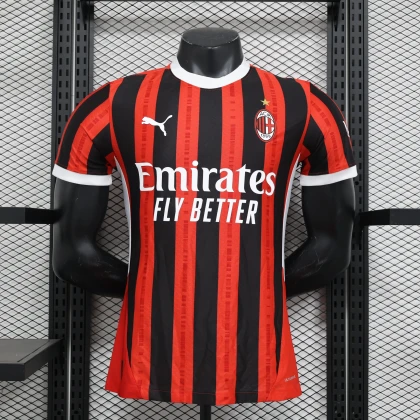 Футболка Milan Home 24/25 Top red/black