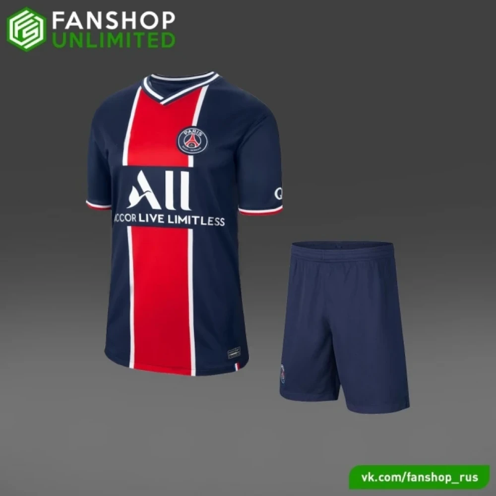 Футбольная форма PSG Home 20/21 navy/red #1