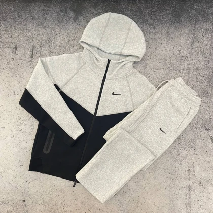 Костюм Nike x Nocta Tech Fleece zip logo grey/black