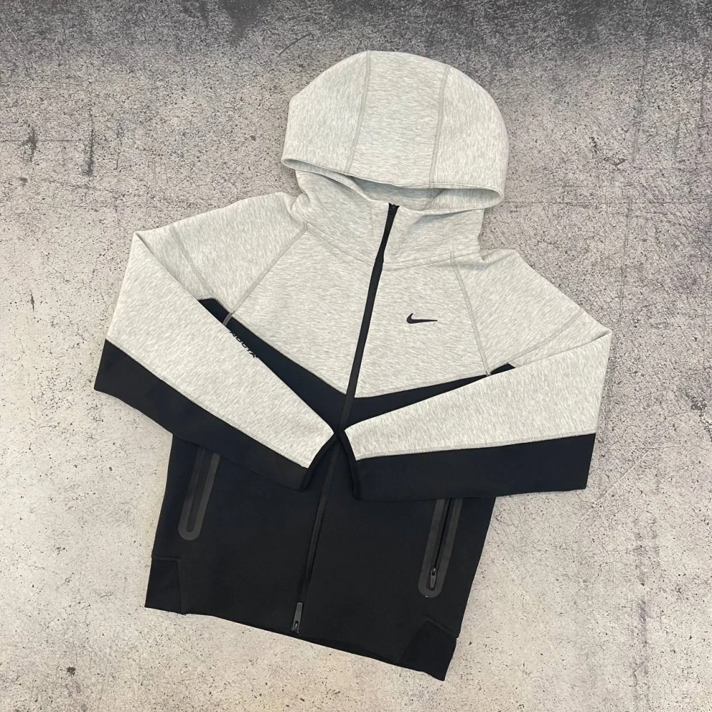 Костюм Nike x Nocta Tech Fleece zip logo grey/black #2