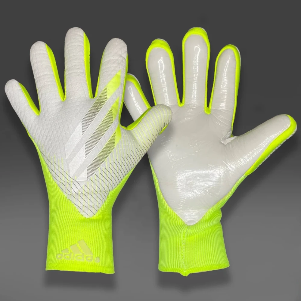 Вратарские перчатки Adidas white/volt #1