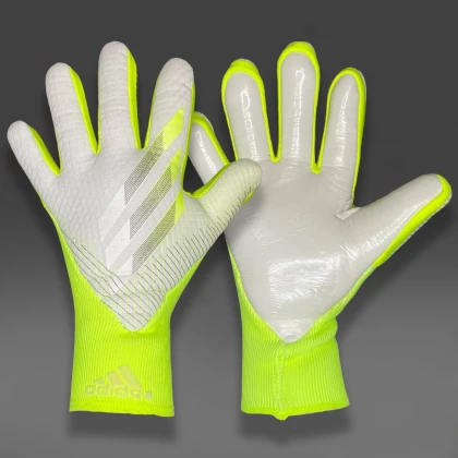 Вратарские перчатки Adidas white/volt