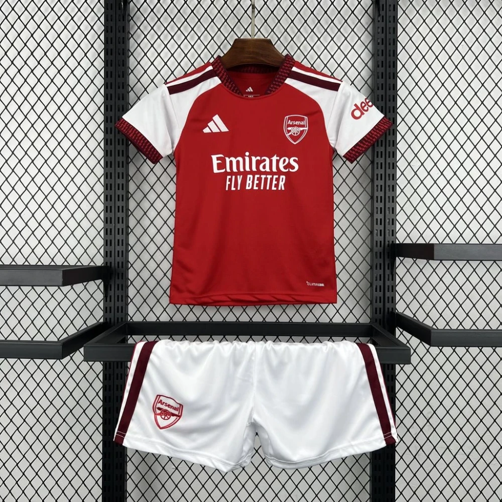 Детская футбольная форма Arsenal Home 26/27 red #1