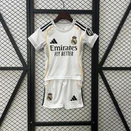 Детская футбольная форма Real Madrid Home 25/26 white #1