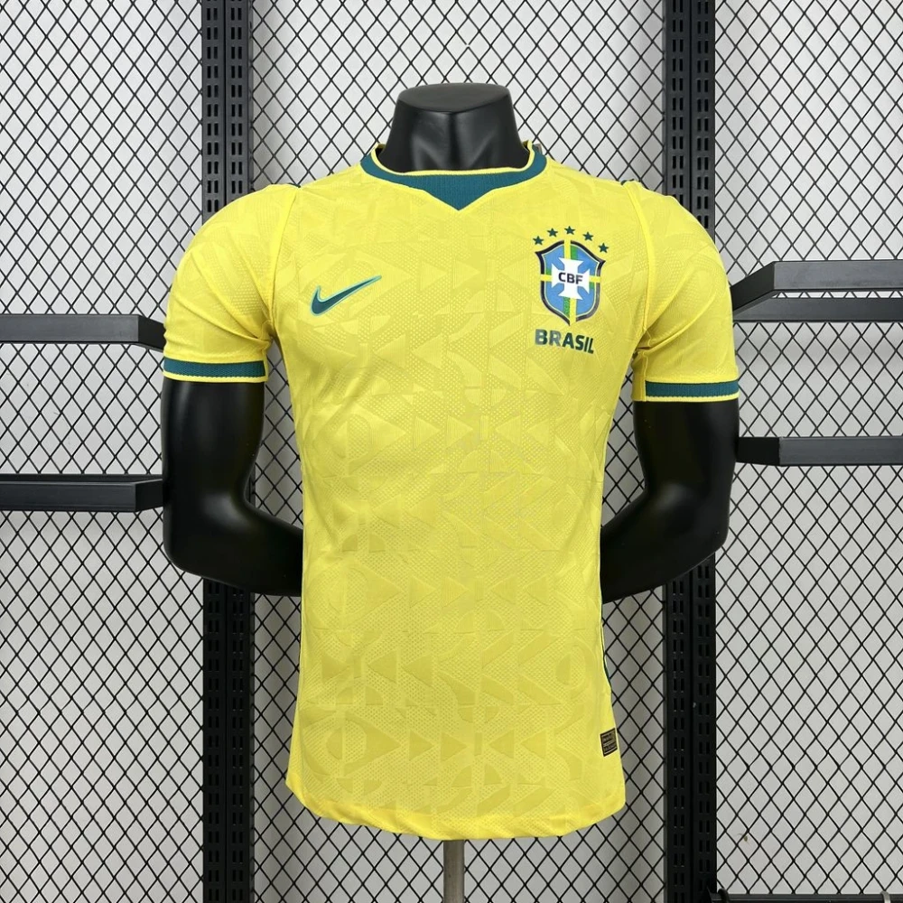 Футболка Brazil Home 26/27 Top yellow #1
