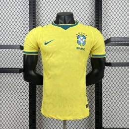 Футболка Brazil Home 26/27 Top yellow #1