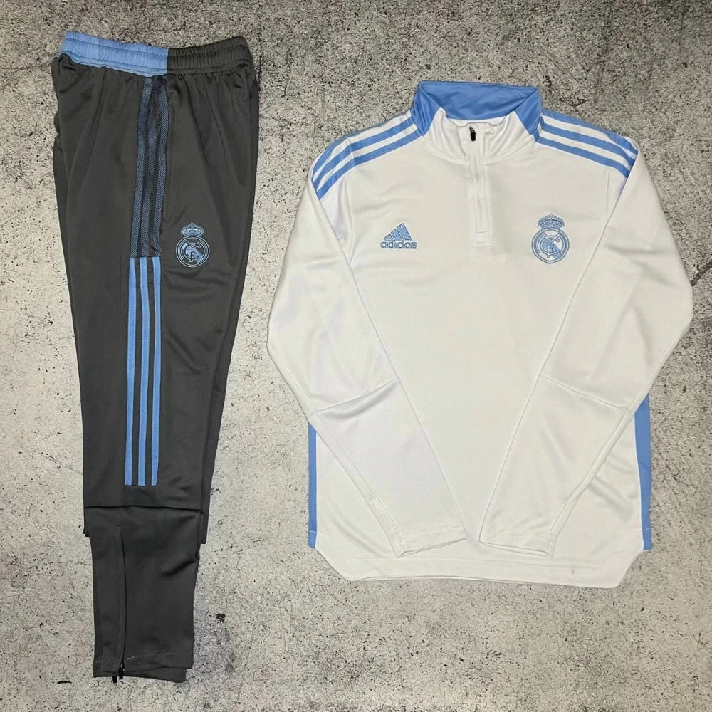 Костюм Real Madrid white/grey #1