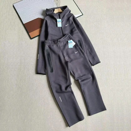 Костюм Nike x Nocta Tech Fleece zip logo dark grey