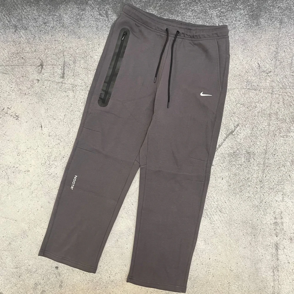 Костюм Nike x Nocta Tech Fleece zip logo dark grey #4