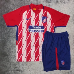Футбольная форма Atletico 17/18 Home red/navy #1