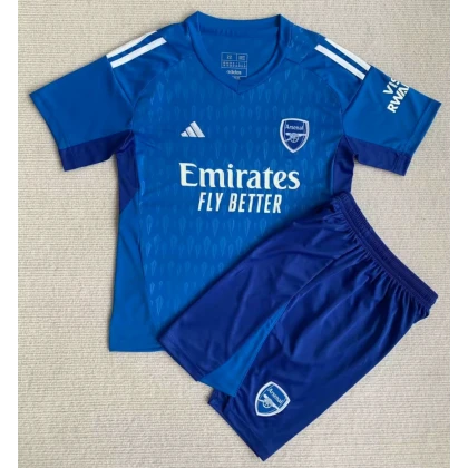 Детская футбольная форма Arsenal GK 23/24 blue