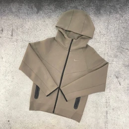 Костюм Nike x Nocta Tech Fleece zip logo brown #3