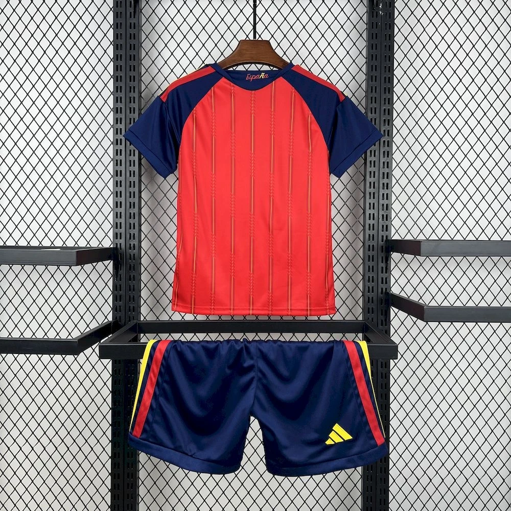 Детская футбольная форма Spain Champions Home 26/27 red #2