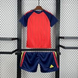 Детская футбольная форма Spain Champions Home 26/27 red #2