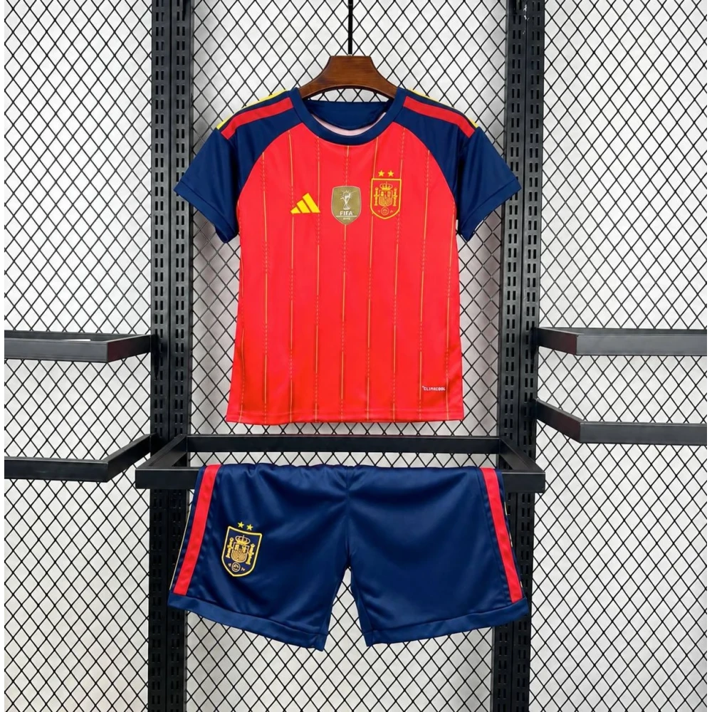 Детская футбольная форма Spain Champions Home 26/27 red #1