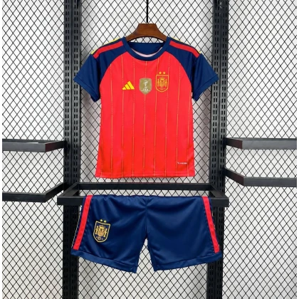 Детская футбольная форма Spain Champions Home 26/27 red