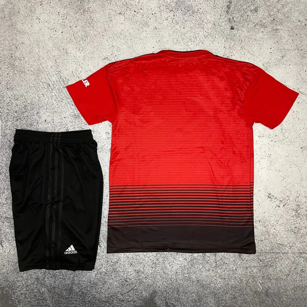 Футбольная форма Manchester United Home 18/19 red/black #2