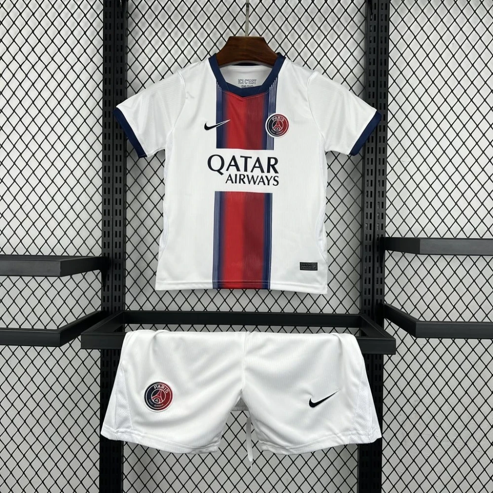 Детская футбольная форма PSG Home 26/27 white/navy #1