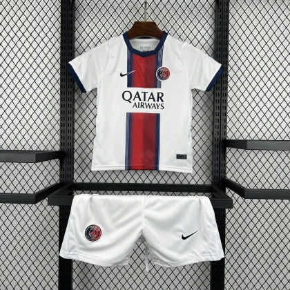 Детская футбольная форма PSG Home 26/27 white/navy