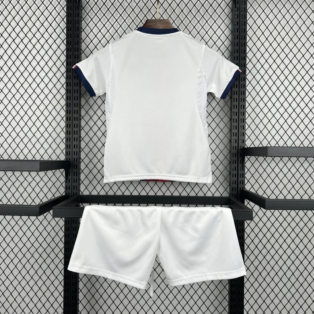 Детская футбольная форма PSG Home 26/27 white/navy #2