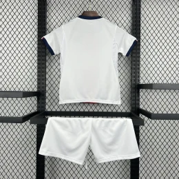 Детская футбольная форма PSG Home 26/27 white/navy #2