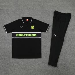 Костюм поло Borussia logo black/volt #1