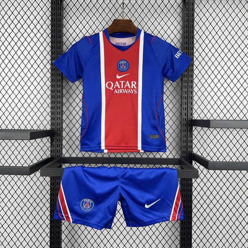 Детская футбольная форма PSG Home 26/27 navy/red #1