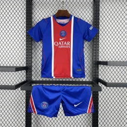 Детская футбольная форма PSG Home 26/27 navy/red #1