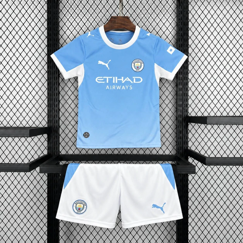 Детская футбольная форма Man City Home 26/27 blue #1