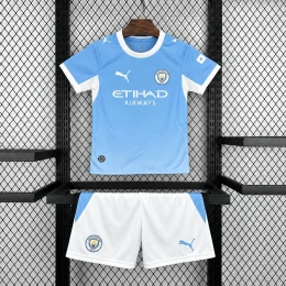 Детская футбольная форма Man City Home 26/27 blue #1