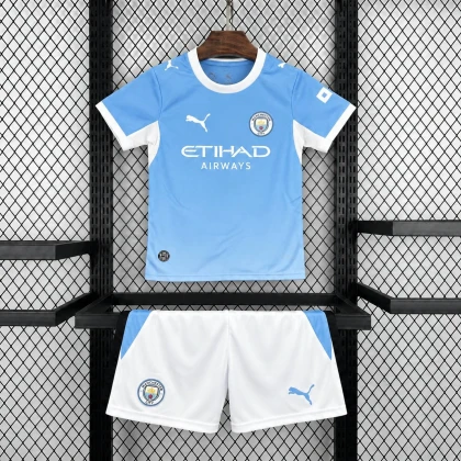 Детская футбольная форма Man City Home 26/27 blue