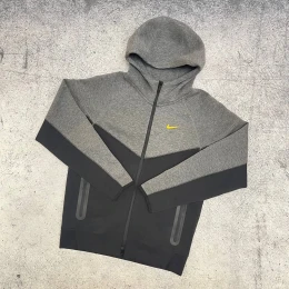Костюм Nike x Nocta Tech Fleece zip logo dark grey/black #4