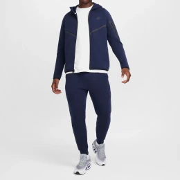 Костюм Nike Tech Fleece zip logo navy #1