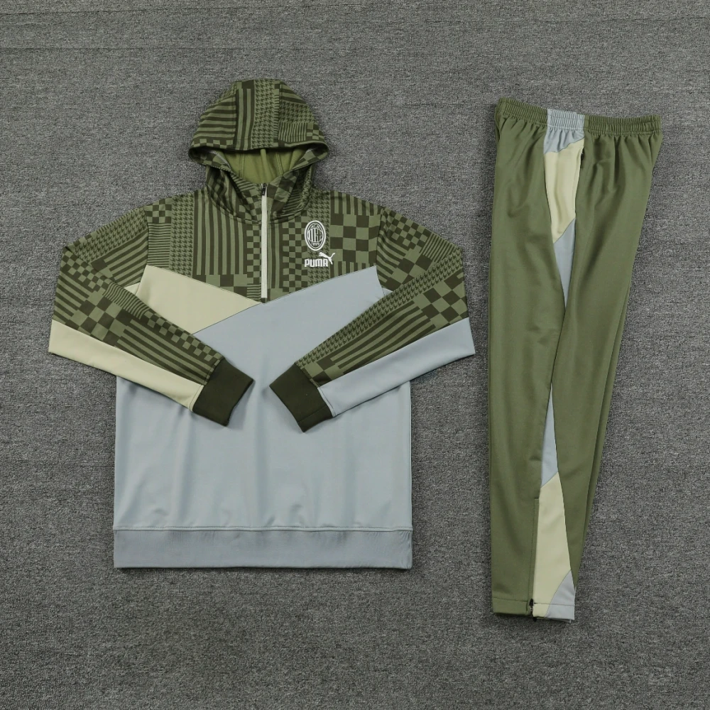 Костюм худи Milan green/grey #1