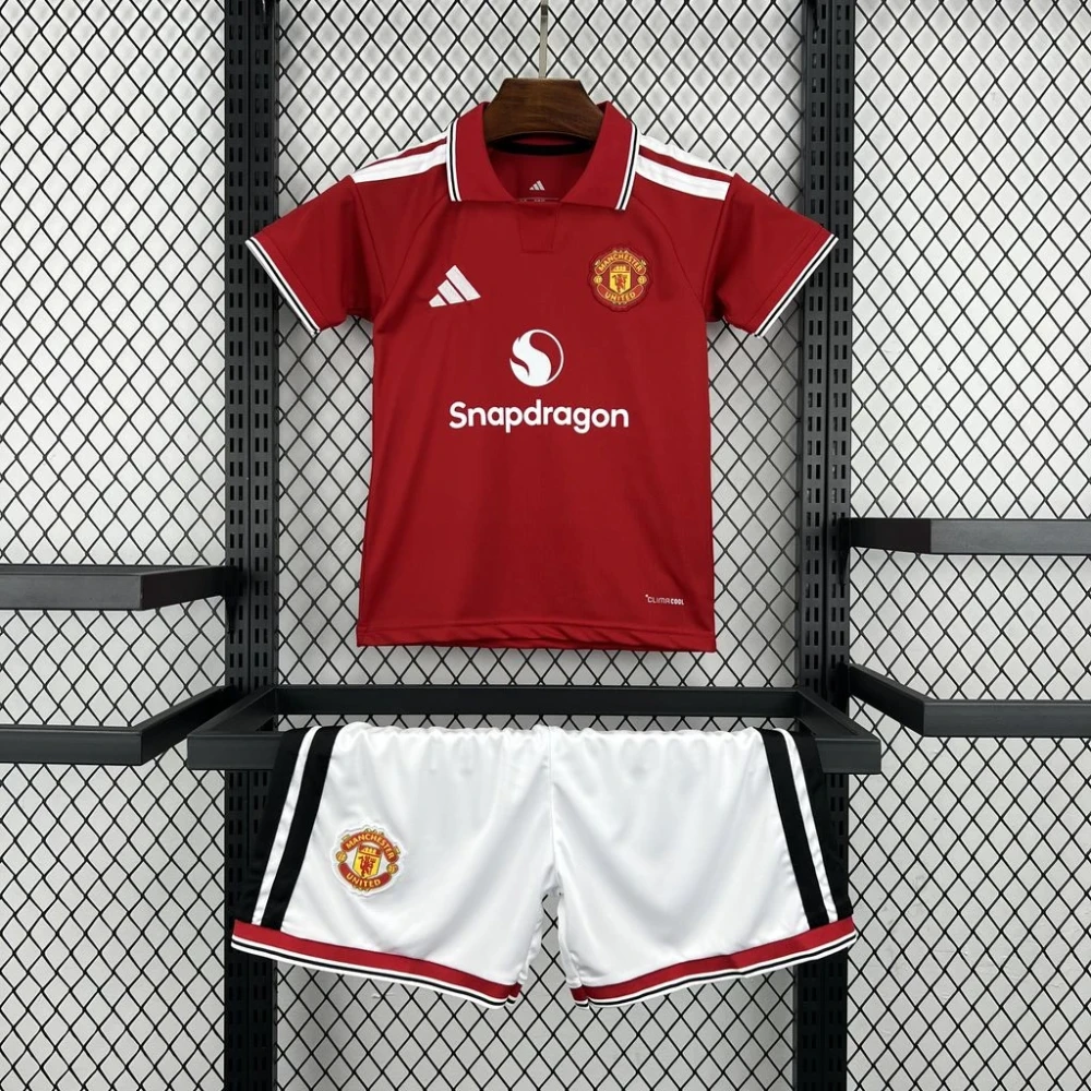 Детская футбольная форма Man United Home 26/27 red #1