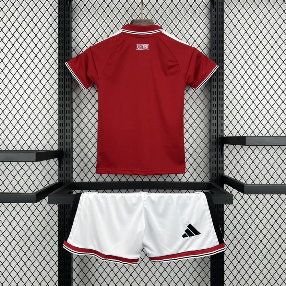 Детская футбольная форма Man United Home 26/27 red #2