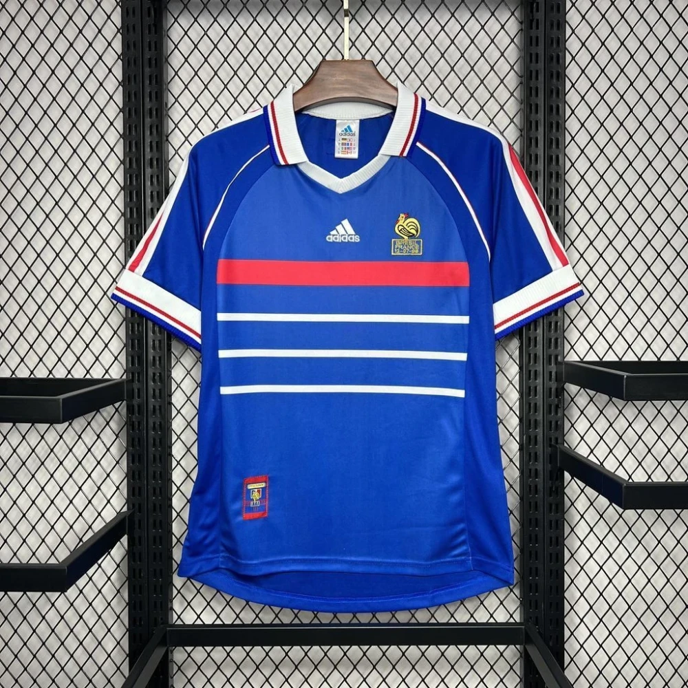 Футболка France Retro Home blue/white #1