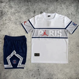 Футбольная форма PSG J Training white/navy #1