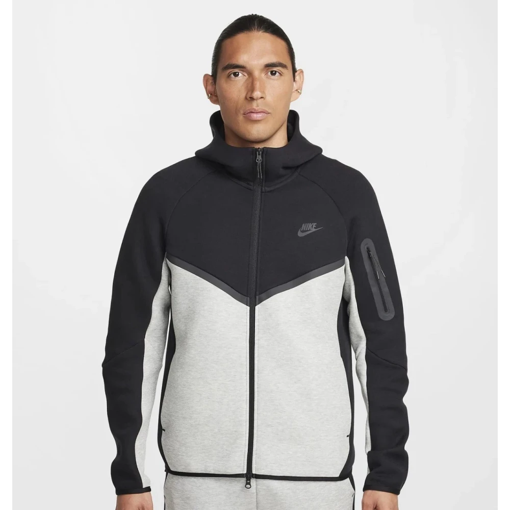 Костюм Nike Tech Fleece zip logo black/grey #2