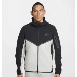 Костюм Nike Tech Fleece zip logo black/grey #2