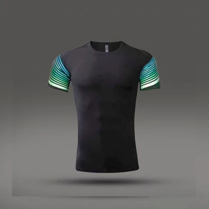 Термо футболка rainbow SS black