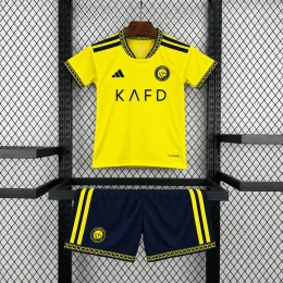 Детская футбольная форма Al Nassr Home 26/27 yellow #1