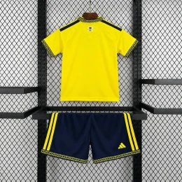 Детская футбольная форма Al Nassr Home 26/27 yellow #4